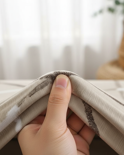 Housse de clic clac géométrique noir gris – Protection canapé convertible – Photo Variation 5