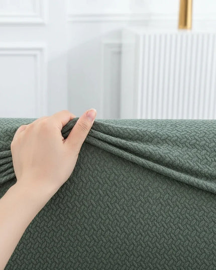 housse clic clac gris perle – Protection canapé convertible – Photo Variation 5