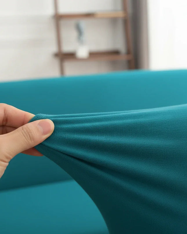 housse clic clac bleue – Protection canapé convertible – Photo Variation 5