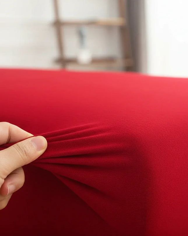 housse clic clac rouge – Protection canapé convertible – Photo Variation 5