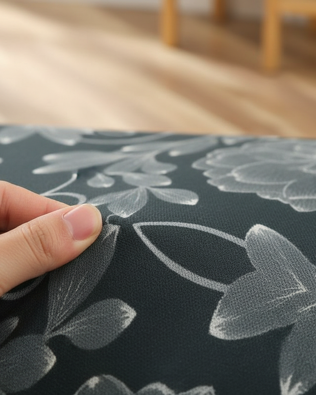 Housse de clic clac florale foncée – Protection canapé convertible – Photo Variation 5