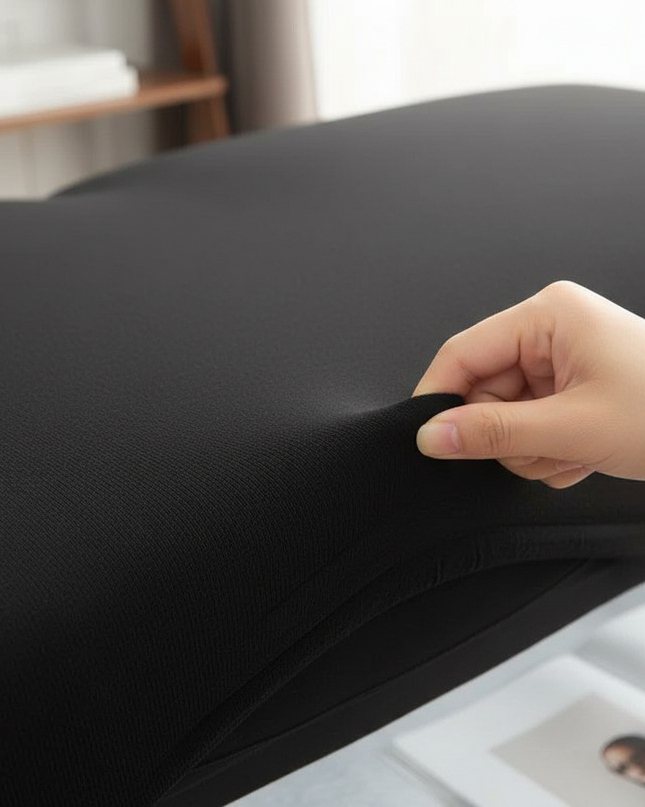 housse clic clac noire – Protection canapé convertible – Photo Variation 5