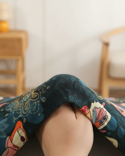 Housse de clic clac imprimée papillons colorés. – Protection canapé convertible – Photo Variation 5