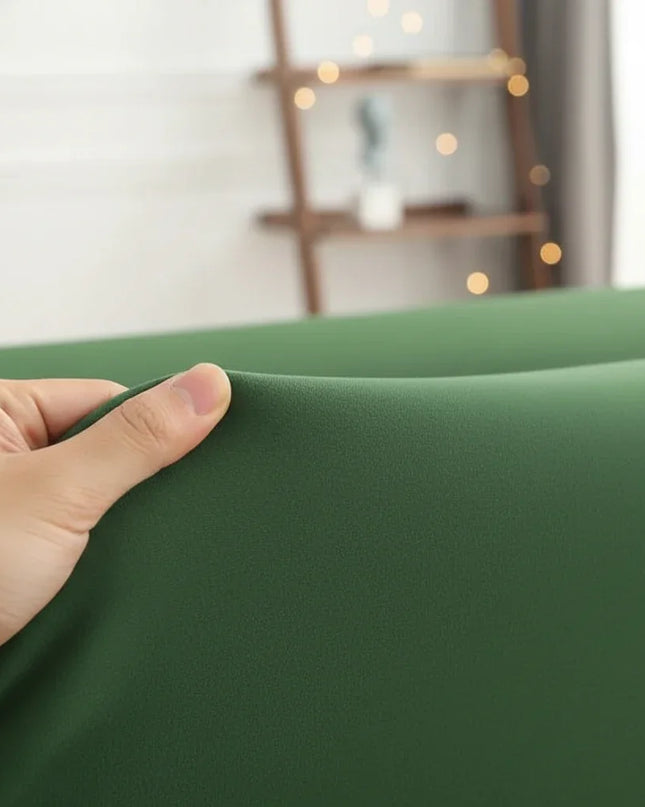 housse clic clac verte – Protection canapé convertible – Photo Variation 5