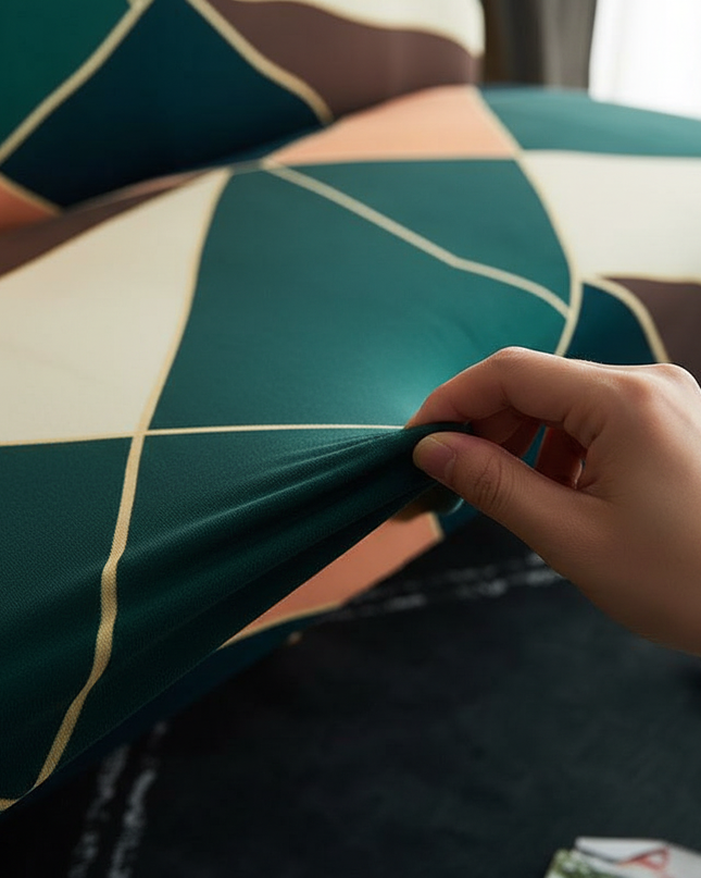 Housse de clic clac Géométrique Élastique Moderne – Protection canapé convertible – Photo Variation 5