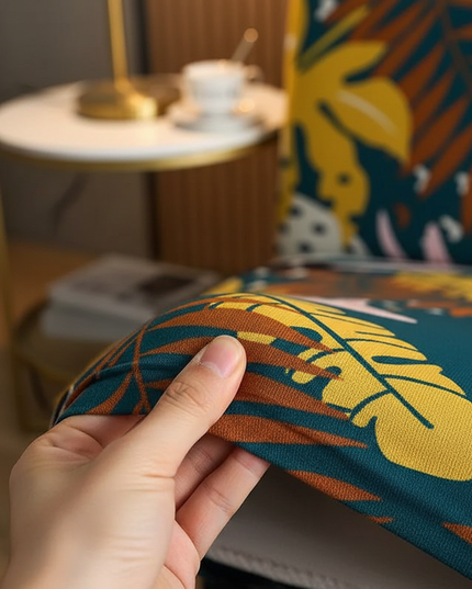 housse de clic clac fleurie – Protection canapé convertible – Photo Variation 5