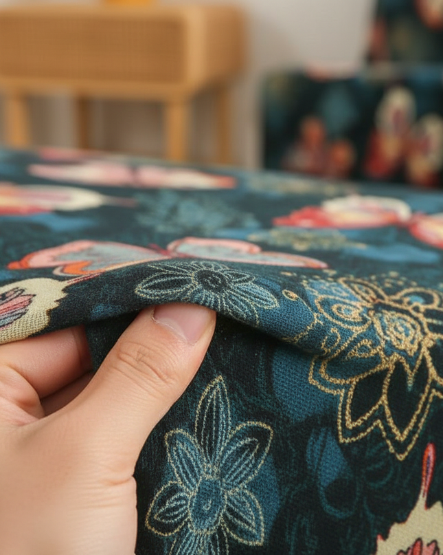 Housse de clic clac papillons colorés – Protection canapé convertible – Photo Variation 5