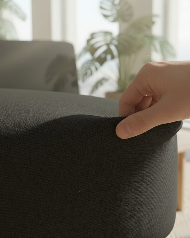 Housse de clic clac noire extensible protectrice. – Protection canapé convertible – Photo Variation 5