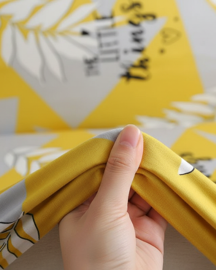 housse clic clac jaune – Protection canapé convertible – Photo Variation 5