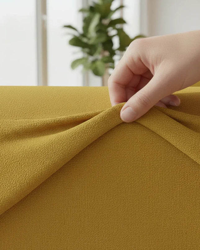 housse clic clac moutarde – Protection canapé convertible – Photo Variation 5