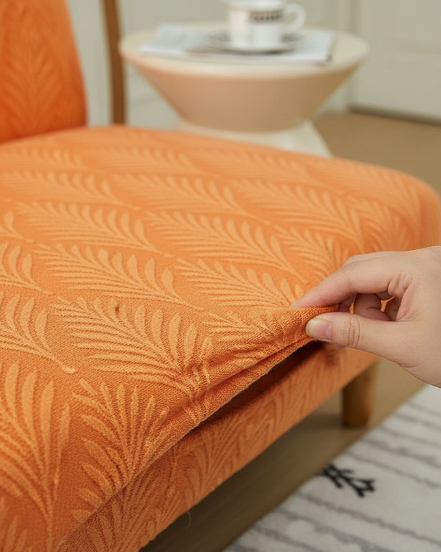 housse clic clac orange – Protection canapé convertible – Photo Variation 5