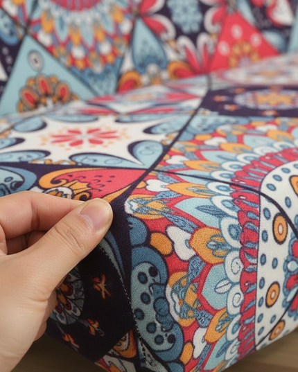 housse clic clac colorée – Protection canapé convertible – Photo Variation 5