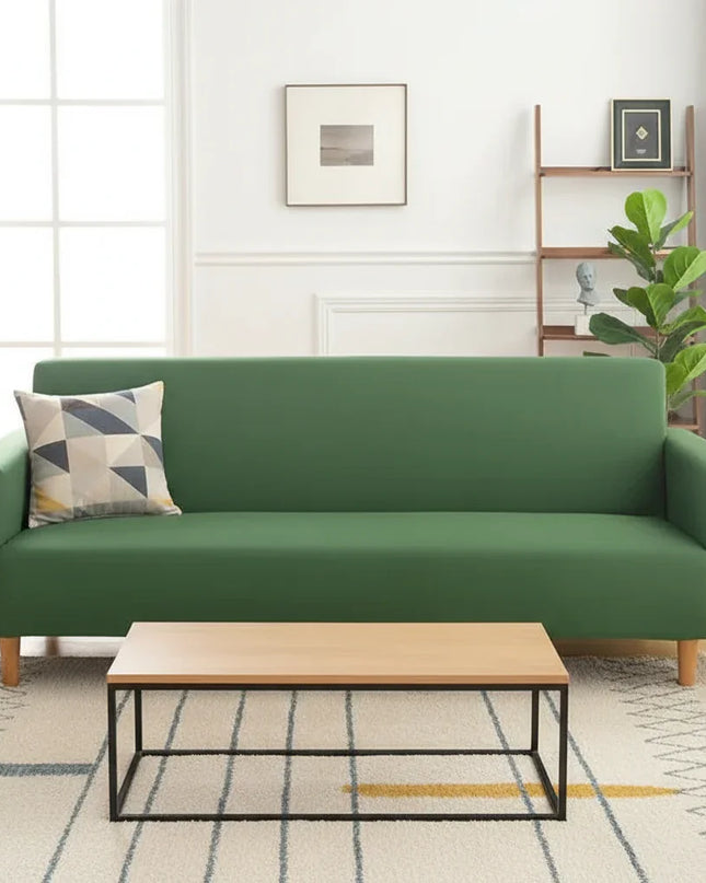 housse clic clac verte – Protection canapé convertible – Photo Variation 4