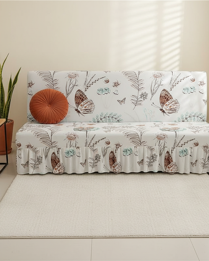 Housse de clic clac papillons floraux volants – Protection canapé convertible – Photo Variation 4