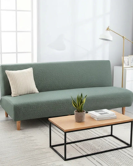 housse clic clac gris perle – Protection canapé convertible – Photo Variation 4