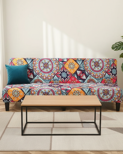 housse clic clac colorée – Protection canapé convertible – Photo Variation 4