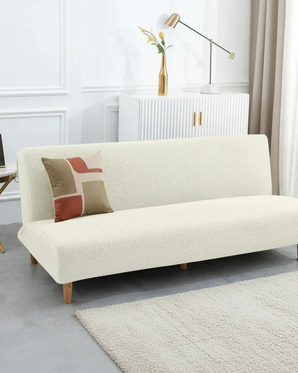 housse clic clac ecru – Protection canapé convertible – Photo Variation 4