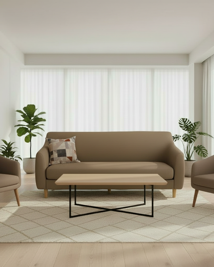 Housse de clic clac marron stretch déhoussable – Protection canapé convertible – Photo Variation 4