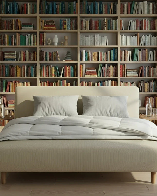 Housse de clic clac stretch crème – Protection canapé convertible – Photo Variation 3