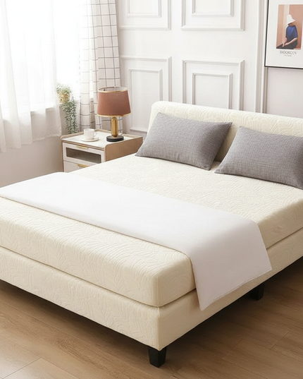 housse de clic clac blanc – Protection canapé convertible – Photo Variation 3