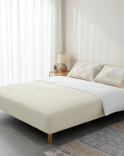 housse clic clac ecru – Protection canapé convertible – Photo Variation 3