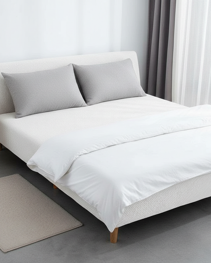 housse clic clac blanche – Protection canapé convertible – Photo Variation 3