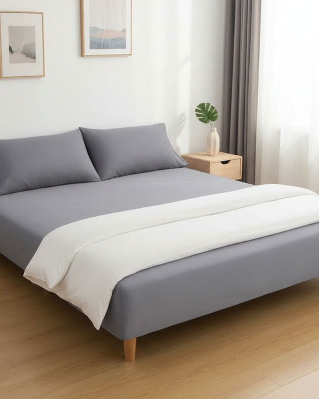 Housse de clic clac gris extensible – Protection canapé convertible – Photo Variation 3