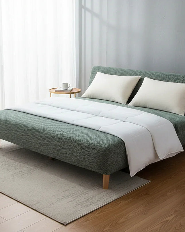 housse clic clac gris perle – Protection canapé convertible – Photo Variation 3