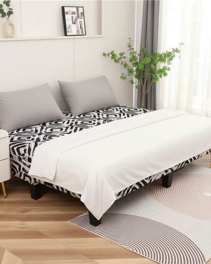 Housse de clic clac losanges noirs – Protection canapé convertible – Photo Variation 3