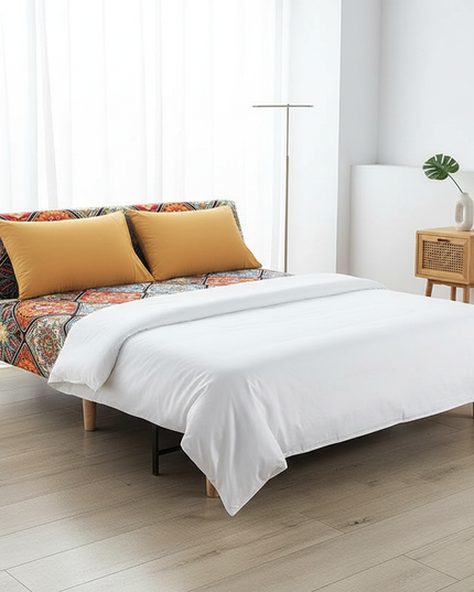 Housse de clic clac Mandalas Géométrique Multicolore – Protection canapé convertible – Photo Variation 3