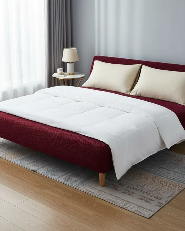 housse de clic clac bordeaux – Protection canapé convertible – Photo Variation 3