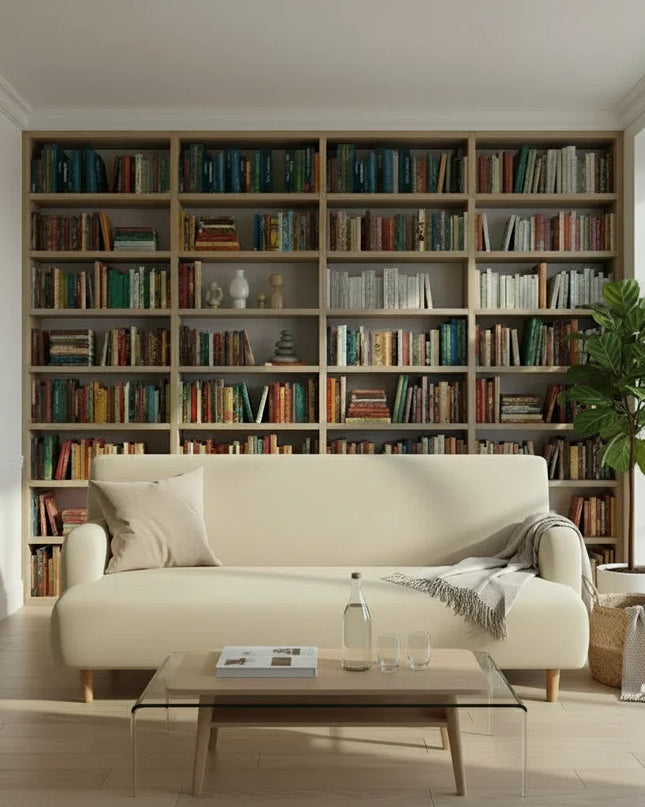 Housse de clic clac stretch crème – Protection canapé convertible – Photo Variation 1