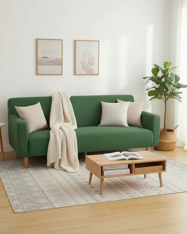 housse clic clac verte – Protection canapé convertible – Photo Variation 7