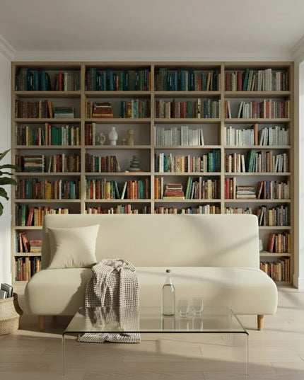 Housse de clic clac stretch crème – Protection canapé convertible – Photo Variation 7