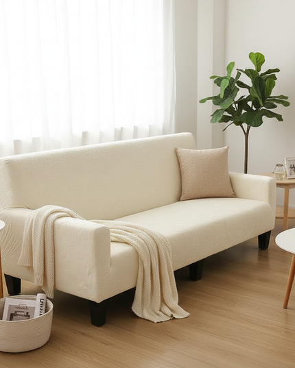 housse de clic clac blanc – Protection canapé convertible – Photo Variation 1