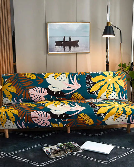 housse de clic clac fleurie – Protection canapé convertible – Photo Variation 7