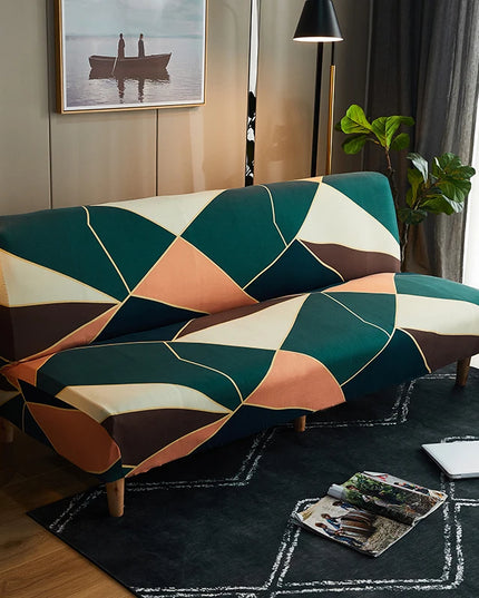 Housse de clic clac Géométrique Élastique Moderne – Protection canapé convertible – Photo Variation 7