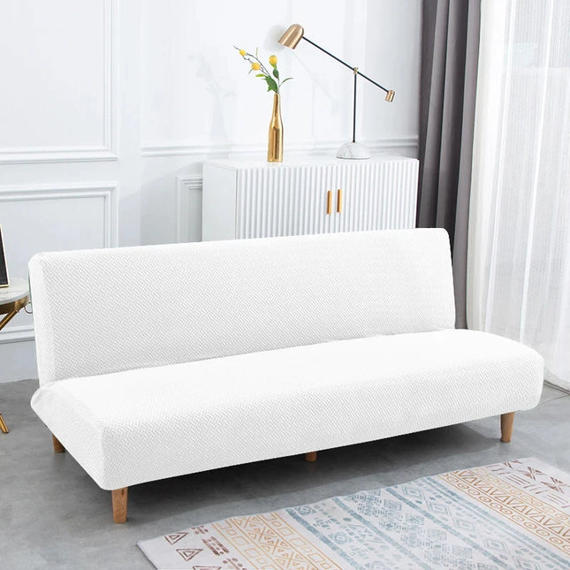 housse clic clac blanche – Protection canapé convertible – Photo Variation 7