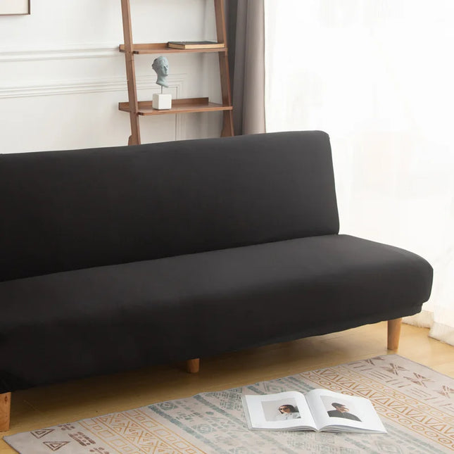 housse clic clac noire – Protection canapé convertible – Photo Variation 7