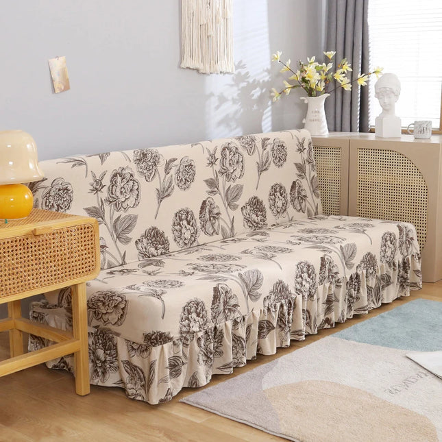 Housse de clic clac pivoines vintage – Protection canapé convertible – Photo Variation 7