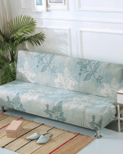 Housse de clic clac aqua feuillage – Protection canapé convertible – Photo Variation 7