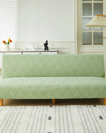 housse clic clac vert d'eau – Protection canapé convertible – Photo Variation 7