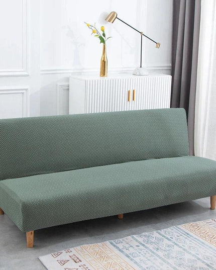 housse clic clac gris perle – Protection canapé convertible – Photo Variation 7